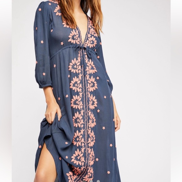 Free People Embroidered Fable Dress - Picture 6 of 7